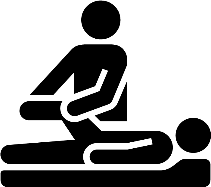 Physical Therapy Clip Art - Physiotherapy Logo Black And White (1200x800)
