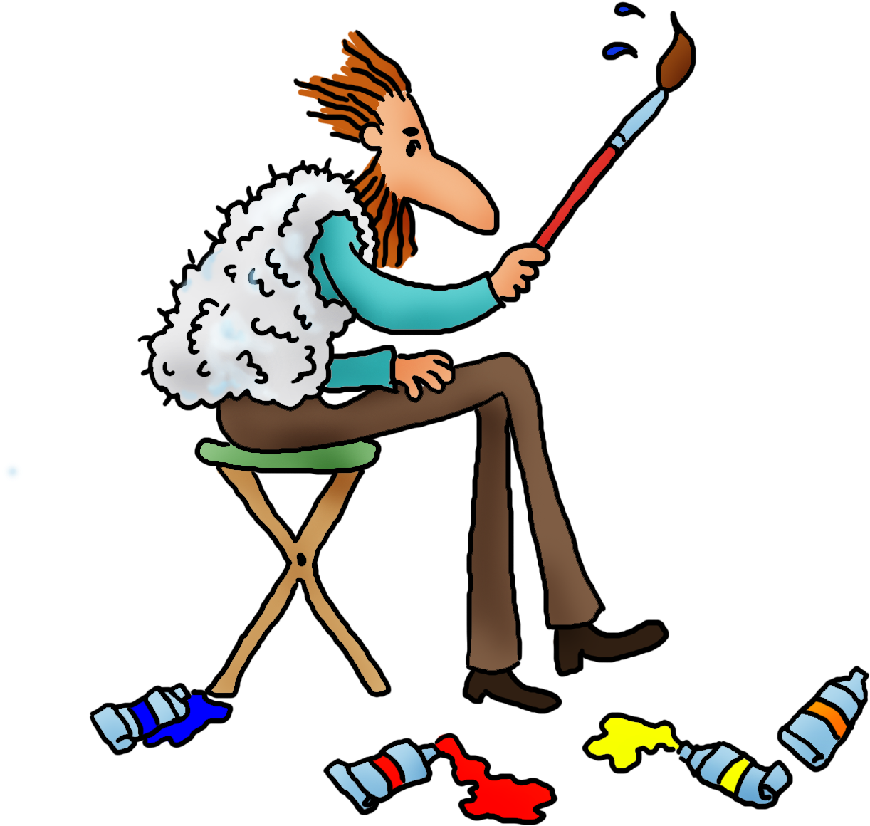 Clip Art Van Gogh - Vincent Van Gogh Clipart (1332x1284)