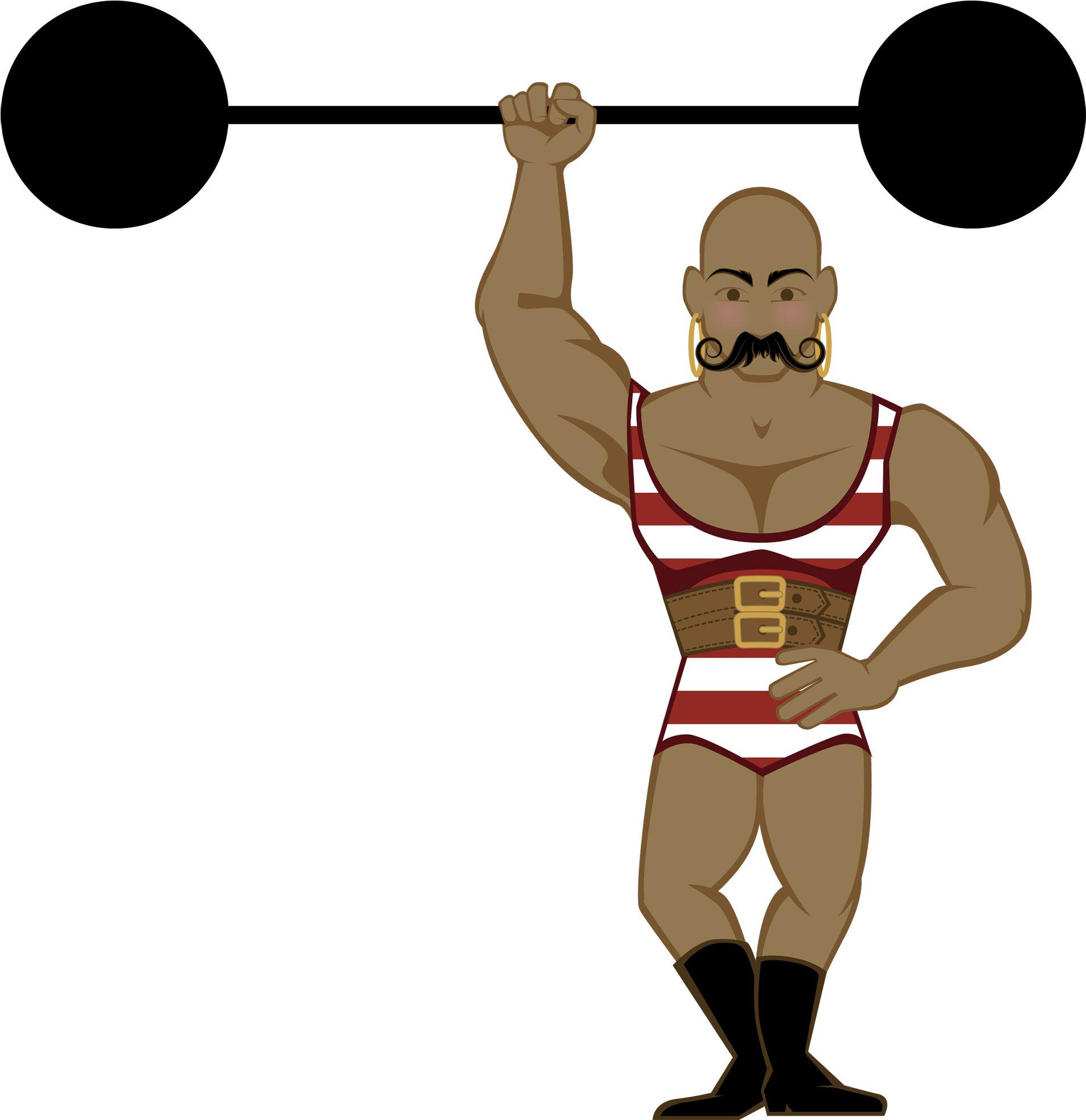 Circus Strong Man Clipart - Circus Strong Man Clipart (2000x2000)