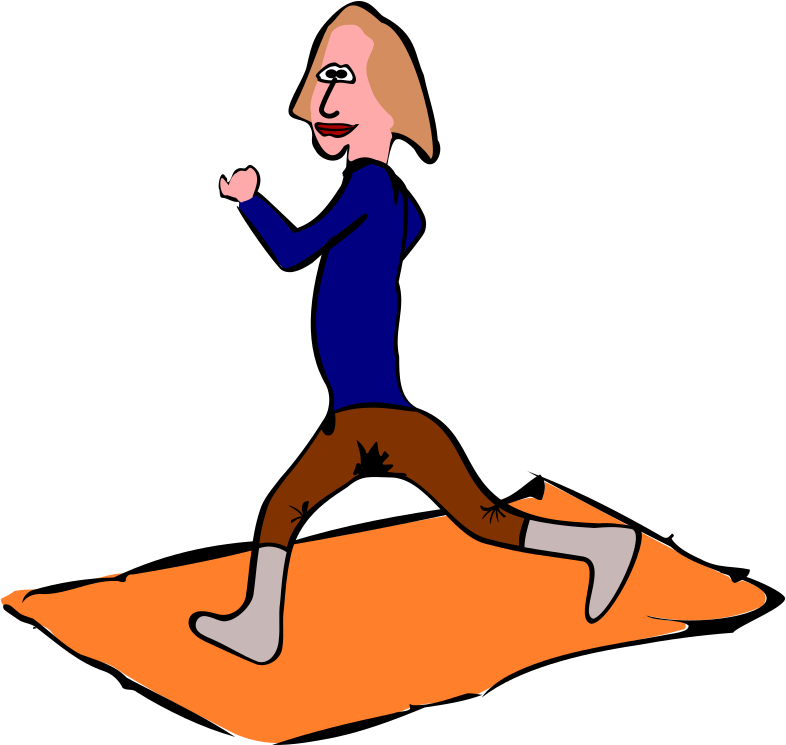 Clipart Exercising Woman - Clip Art (806x750)