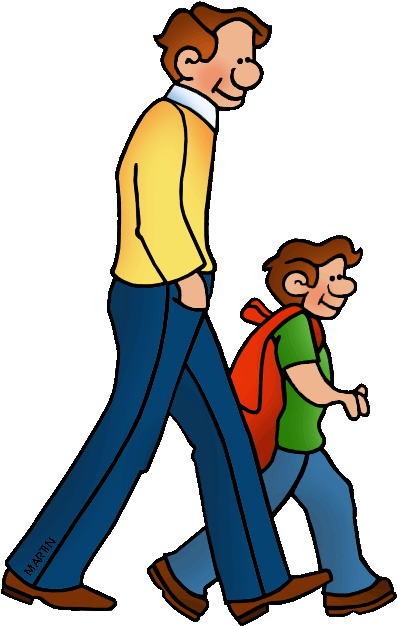 United States Clip Art By Phillip Martin - Phillip Martin Clipart Walk (456x648)