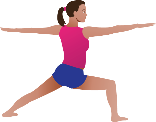 Free Clipart Yoga Poses - Pose Clipart (611x479)