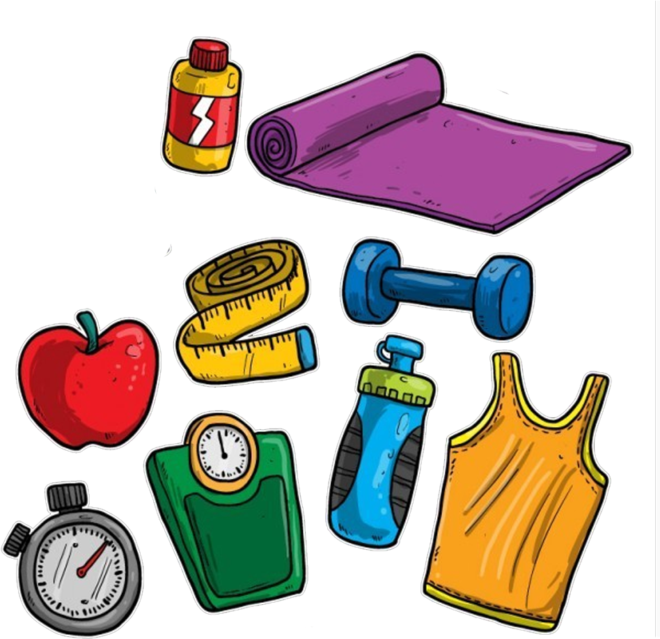 Physical Fitness Bodybuilding Clip Art - Physical Fitness Bodybuilding Clip Art (1000x1000)