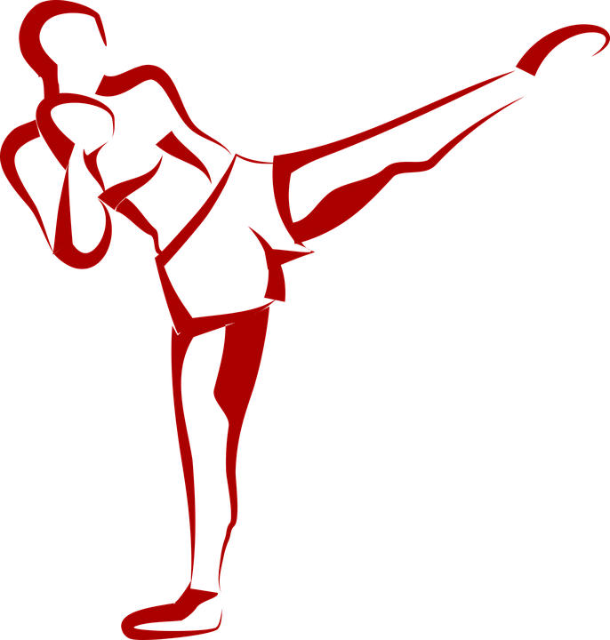 Fitness Kick Kick Boxer Kick Boxing Martial Arts - Imagenes De King Boxing Animadas (686x720)