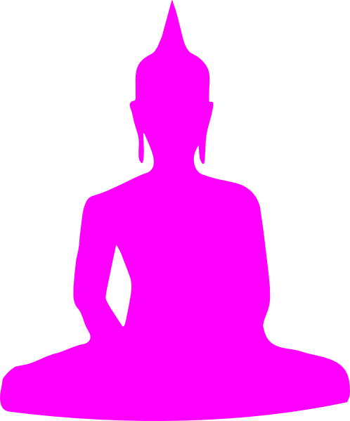 Buddha Silhouette (498x599)
