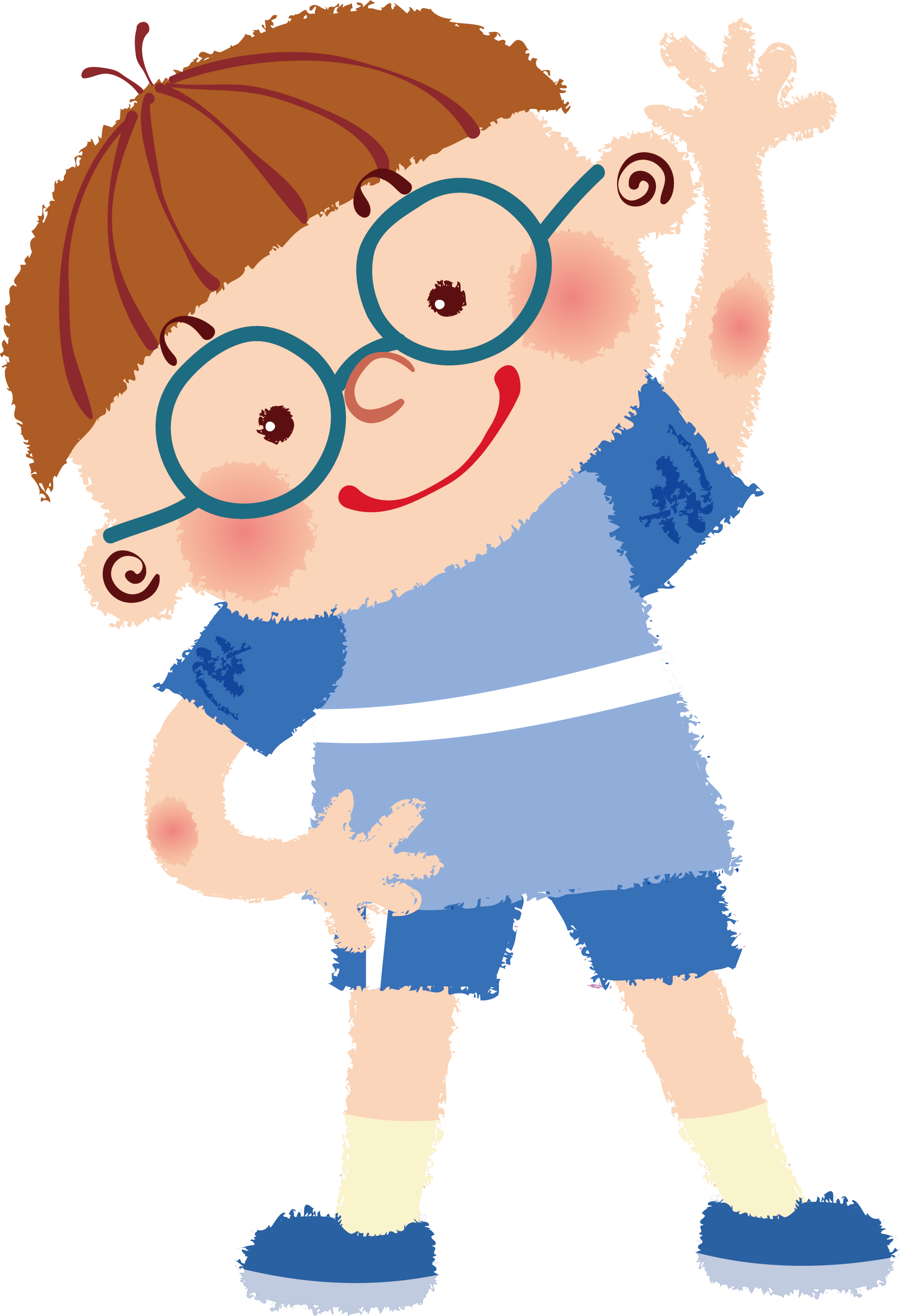 Physical Exercise Clip Art - Do Morning Exercise Cartoon (1811x2647)