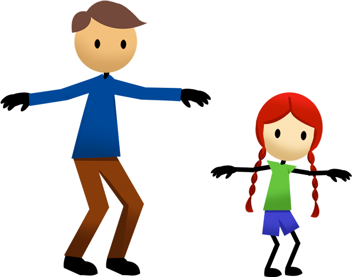 Child Exercise Imitation Clip Art - Child Exercise Imitation Clip Art (880x560)