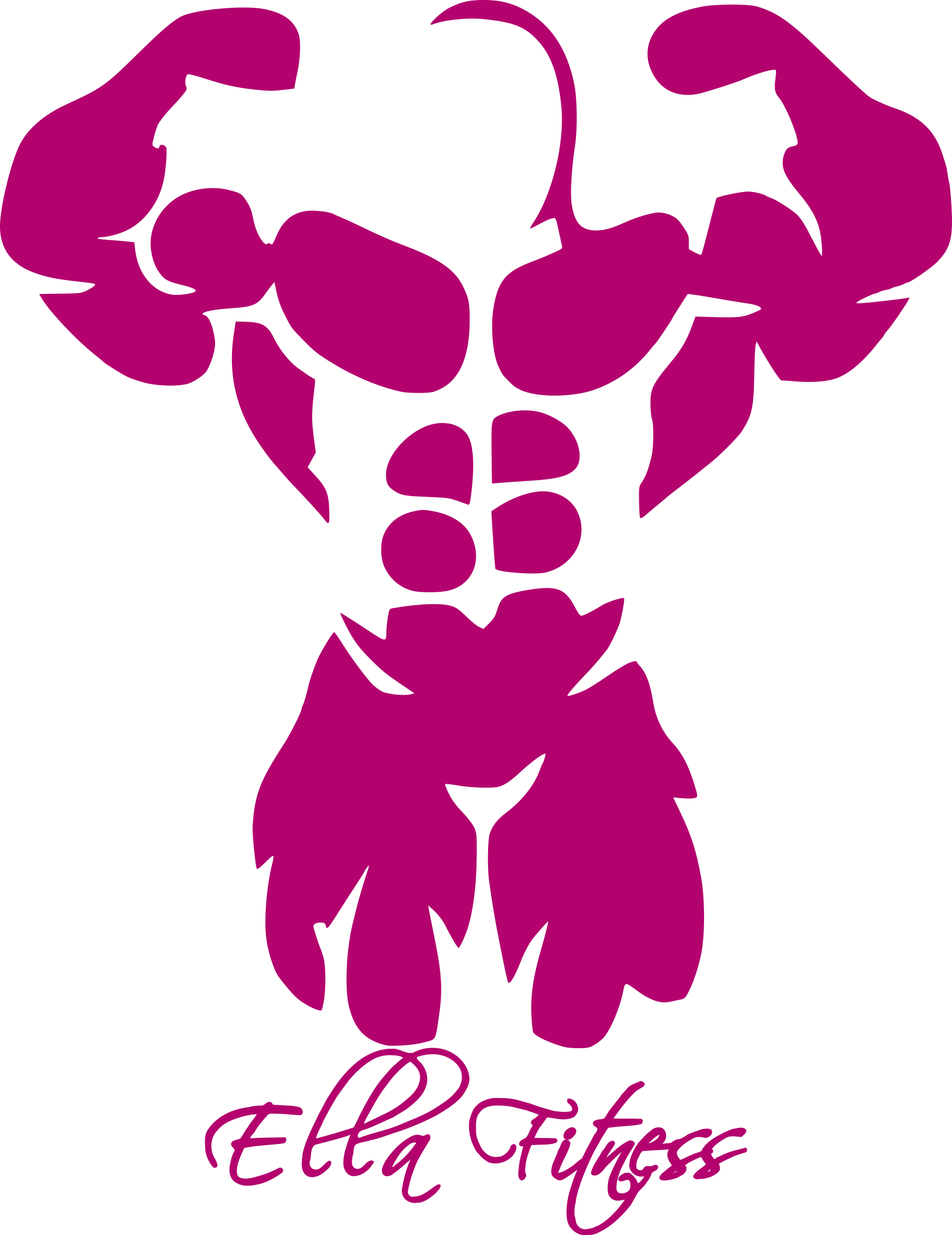 Big Image - Ella Fitness Logo (1851x2400)