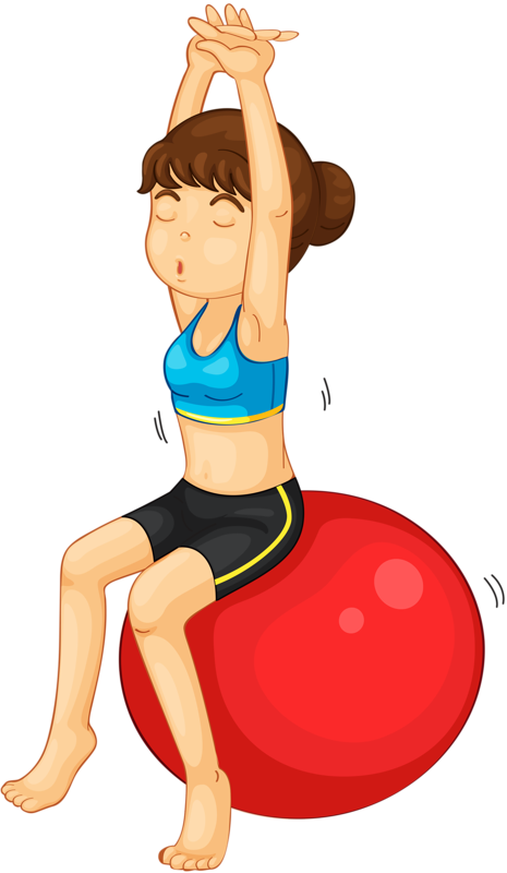 Clip Art - Fitness Girl (465x800)