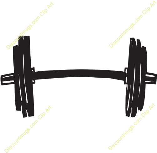 Weights Clipart - Weight Set Clip Art (500x500)