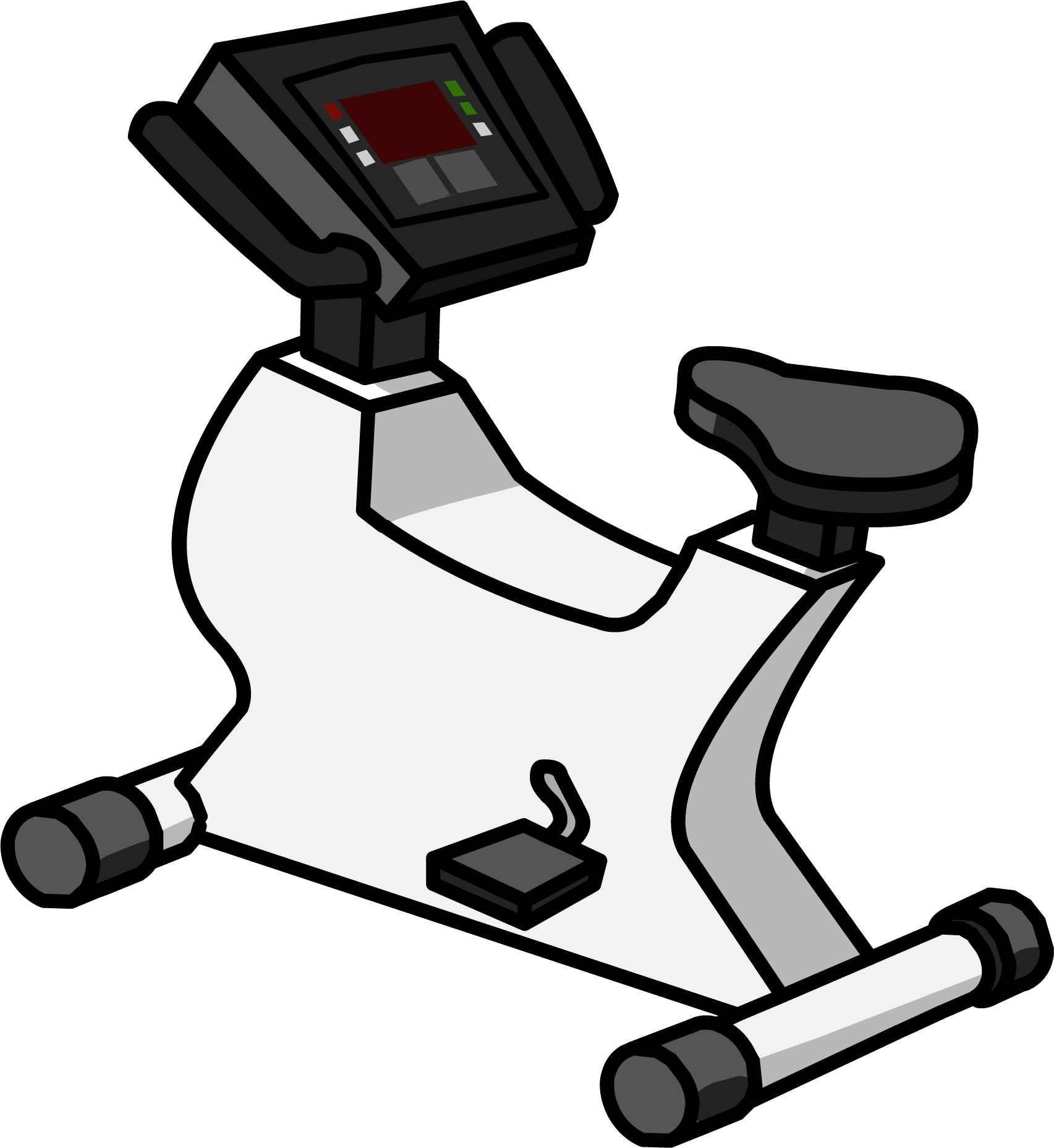Exercise Bike - Exercise Bike Png (1705x1857)