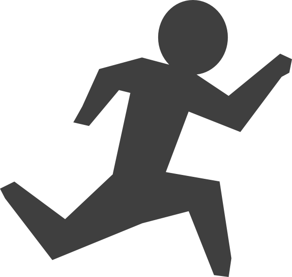 Exercise Running Clipart Exercise Running Clipart - Stick Figure Running Png (600x570)