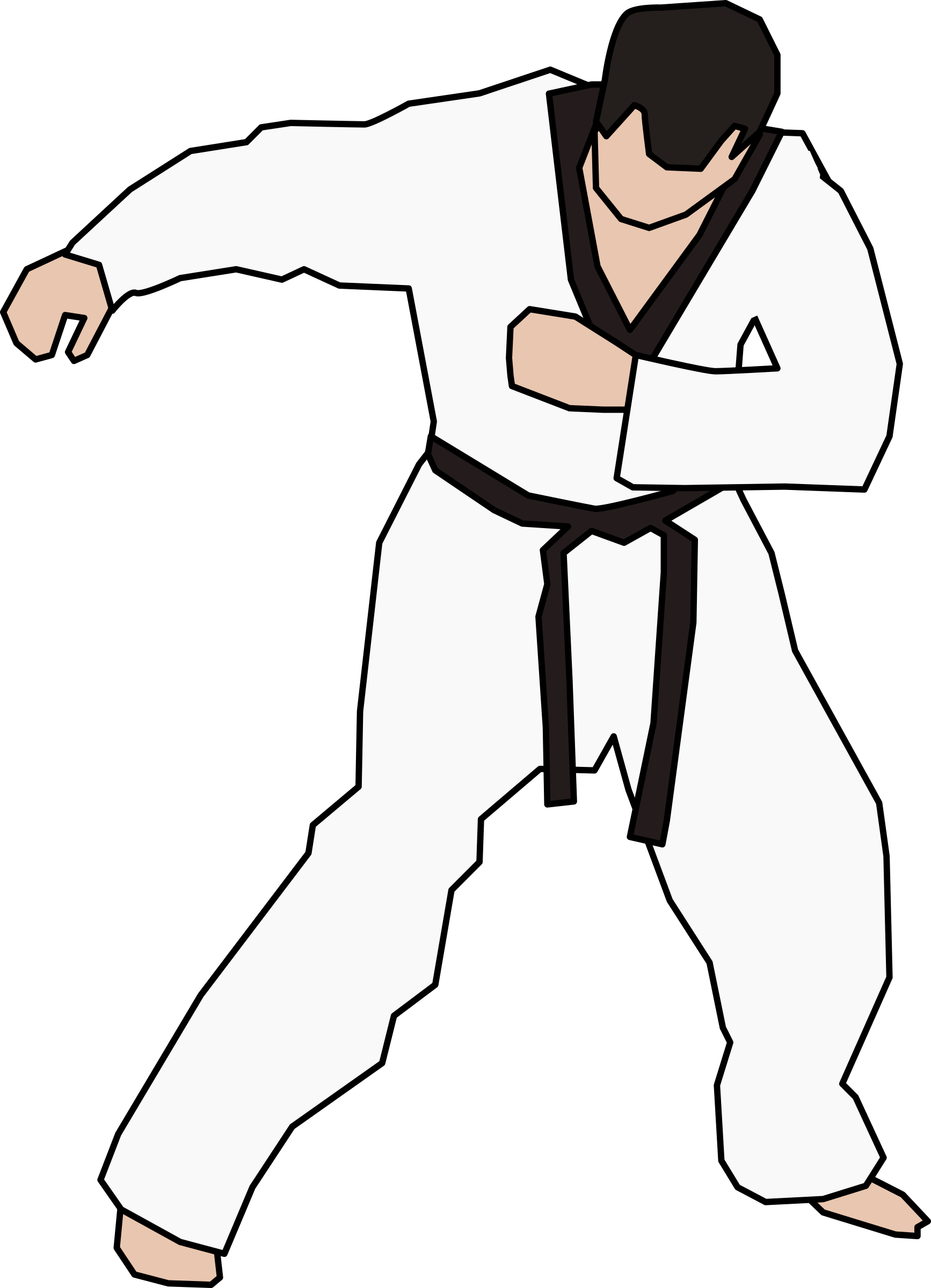 Black Belt Exercise Karate Korea Martial Art - Jiu Jitsu For Beginners Ebook (1734x2400)