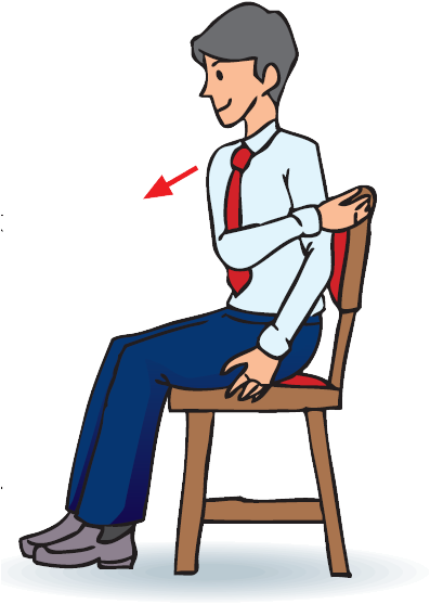 Exercise In The Workplace - Cartoon (428x571)