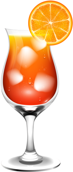 Drinks With Umbrella Transparent Background - Cocktail Clipart Invisible Background (255x600)