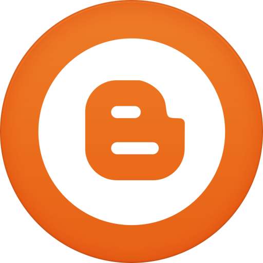 Facebook Icon Twitter Icon Instagram Icon Blogger Icon - Blog Icon Png Circle (512x512)