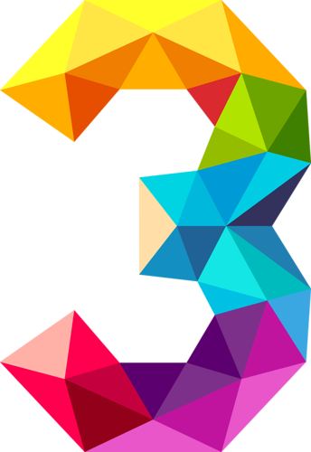 Фото, Автор Bzikolya На Яндекс - Number Three Png (344x500)