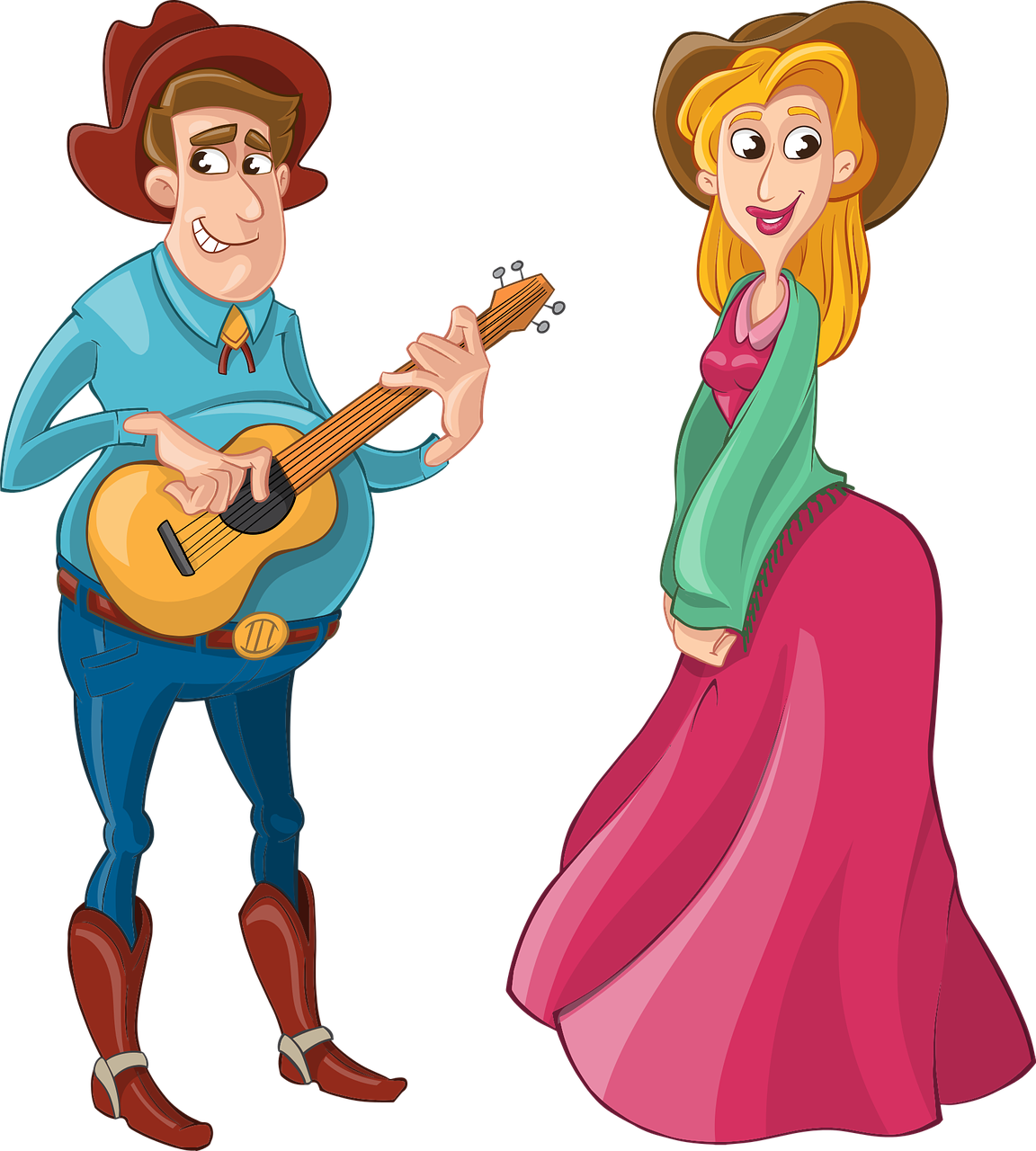 Enjoy The Programs, Activities, And Gym Services At - Animated Singers Country Couples (1152x1280)