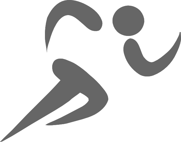 Running Man Clip Art - Running Man Clip Art (600x470)