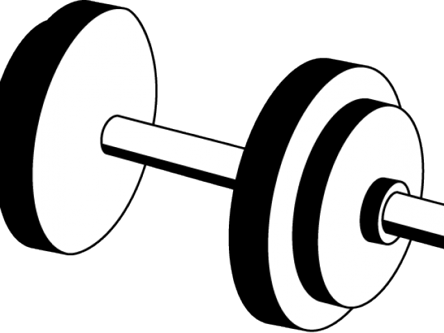 Dumbbell Cliparts - Dumbbell Weight Clipart (640x480)
