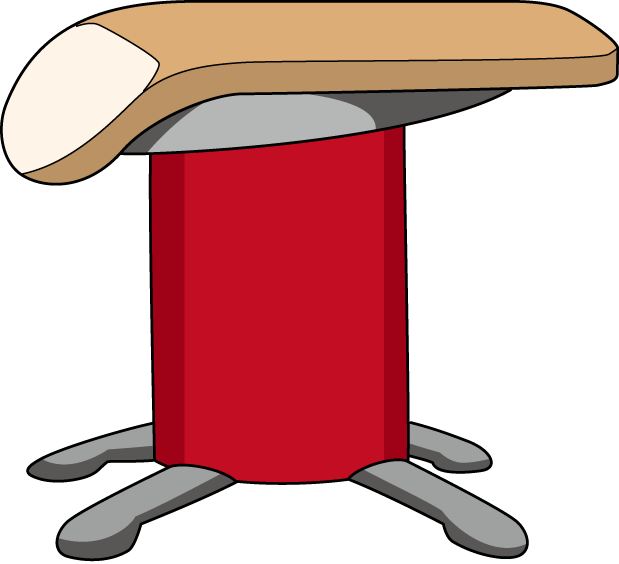 Gymnastics Clipart Vault - Draw A Gymnastics Vault (619x564)
