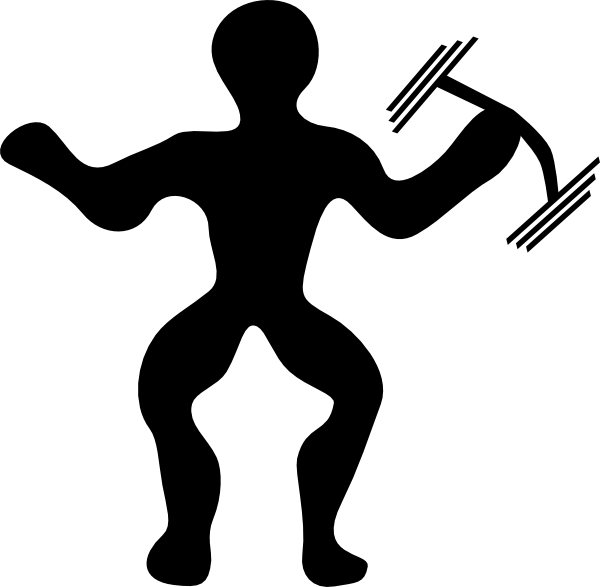 Weight Lifting Clip Art (600x587)