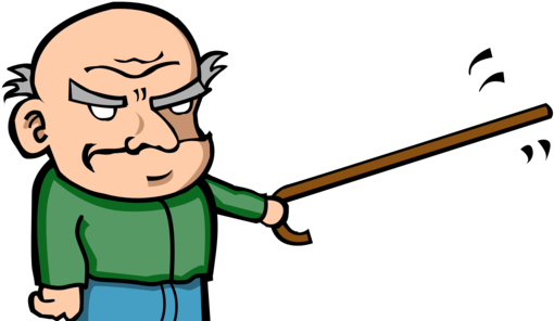 Grumpy Old Men Cartoon Images Pictures - Angry Old Man Cartoon (600x309)