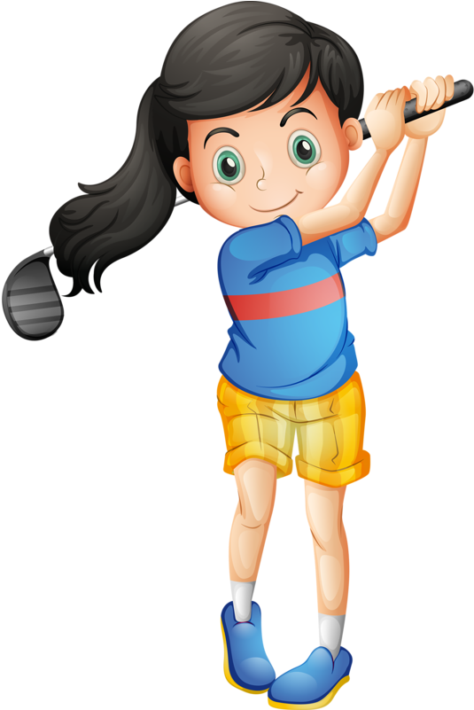 Яндекс - Фотки - Kids Playing Golf Clip Art (547x800)