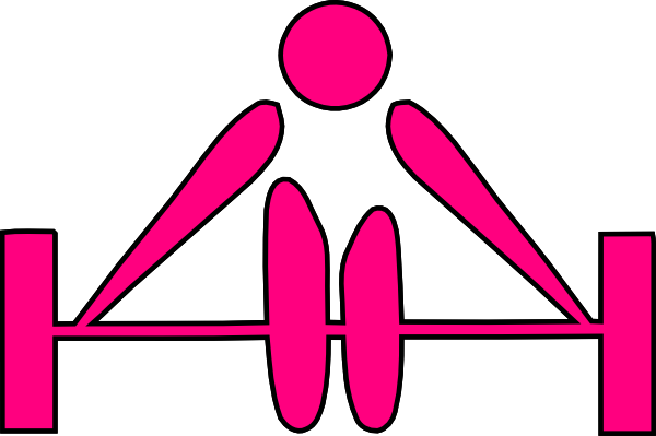 Woman Exercising Clipart - Cross Fit Clip Art (600x399)