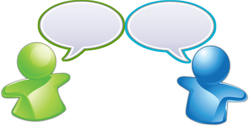 Two Way Conversation - Two Way Conversation Icon (498x252)