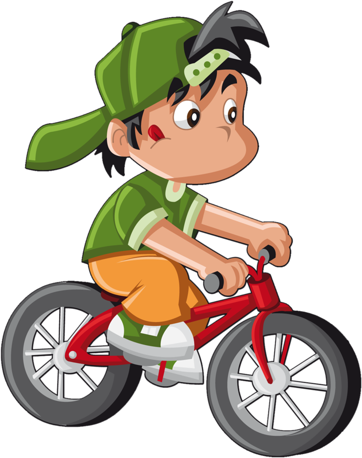 Parks & Recreation - Cartoon Cycle Png (832x1024)