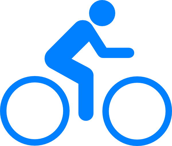 Bike Svg Clip Arts 600 X 509 Px - Blue Bike Clip Art (600x509)