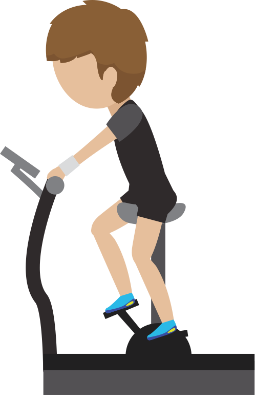 Exercise Png Hd - Fitness Cartoon Png (498x769)
