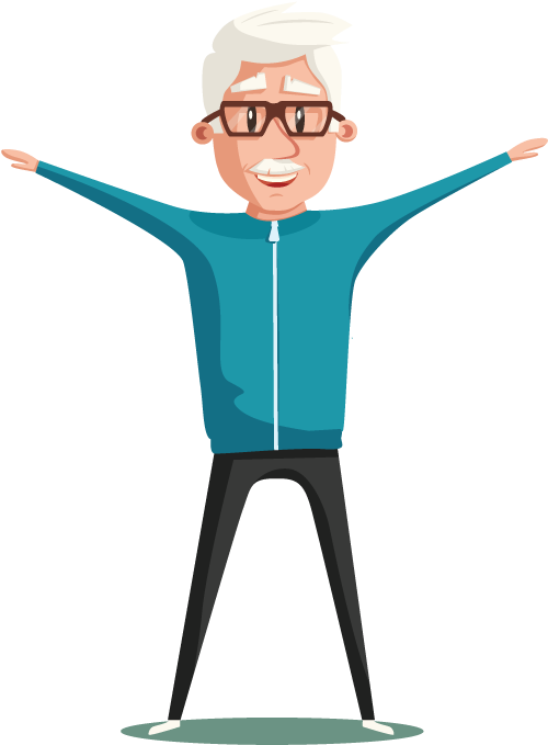 Man Exercising - Designer (541x713)