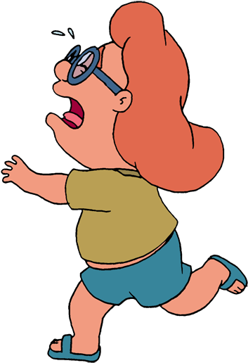 Mertle Running Away Crying By Lionkingrulez-d5t3jew - Crying And Running Away (368x533)