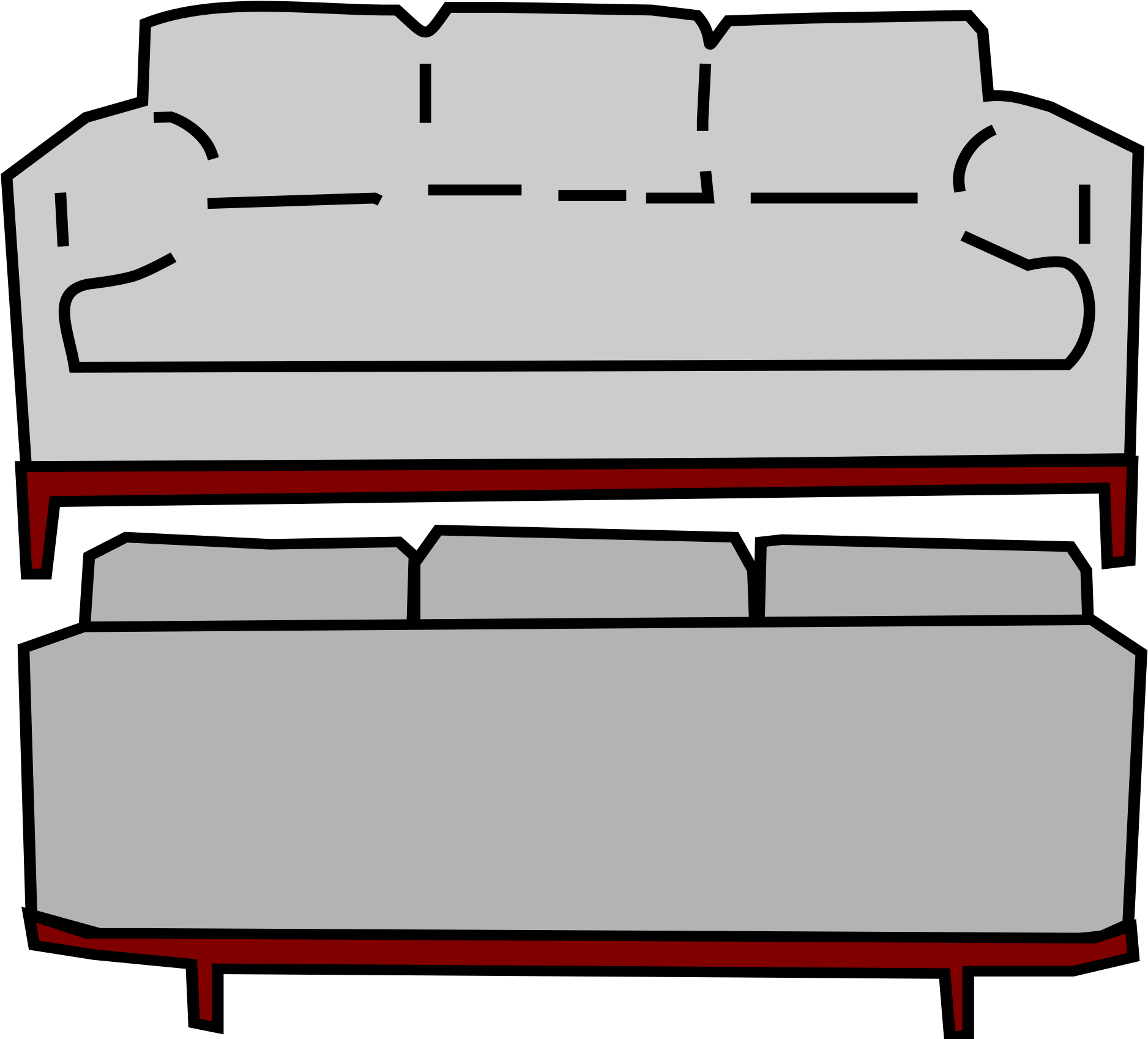 Get Notified Of Exclusive Freebies - Back Of A Couch Drawing (2400x1697)