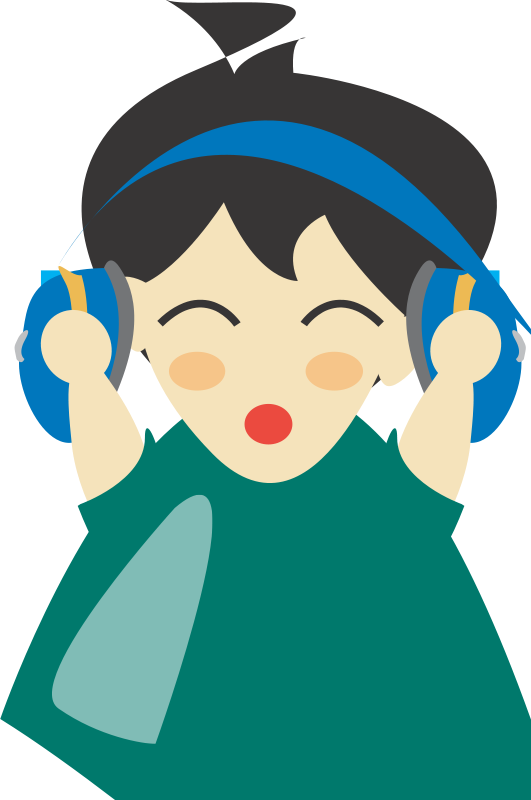 Free Boy With Headphone4 - Girl With Headphone Green Mugs (531x800)