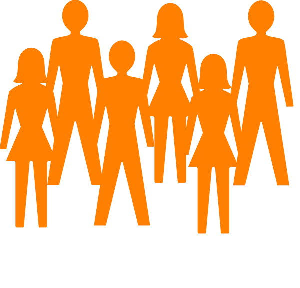 Sccpeople 2 Clip Art - People Orange Clip Art (600x576)