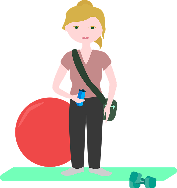 Home Exercises - Fitness Png Cartoon (678x720)