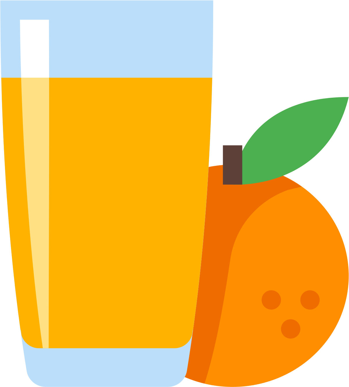 Healthy Juices - Orange Juice Png (1600x1600)