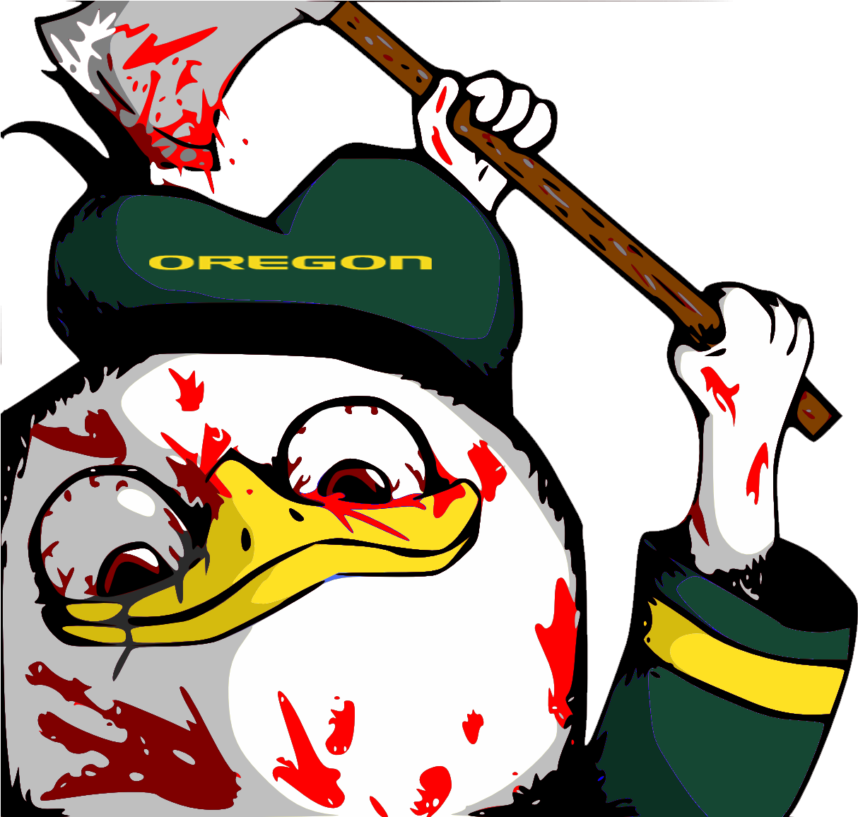 Oregon Ducks Clipart - Oregon Ducks Clip Art (1244x1155)