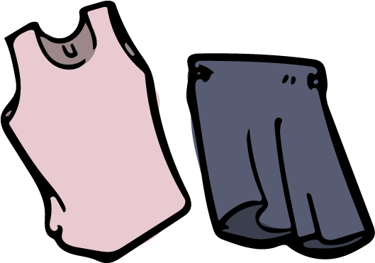 Gym Clothes - Gym Clothes Clip Art (550x550)