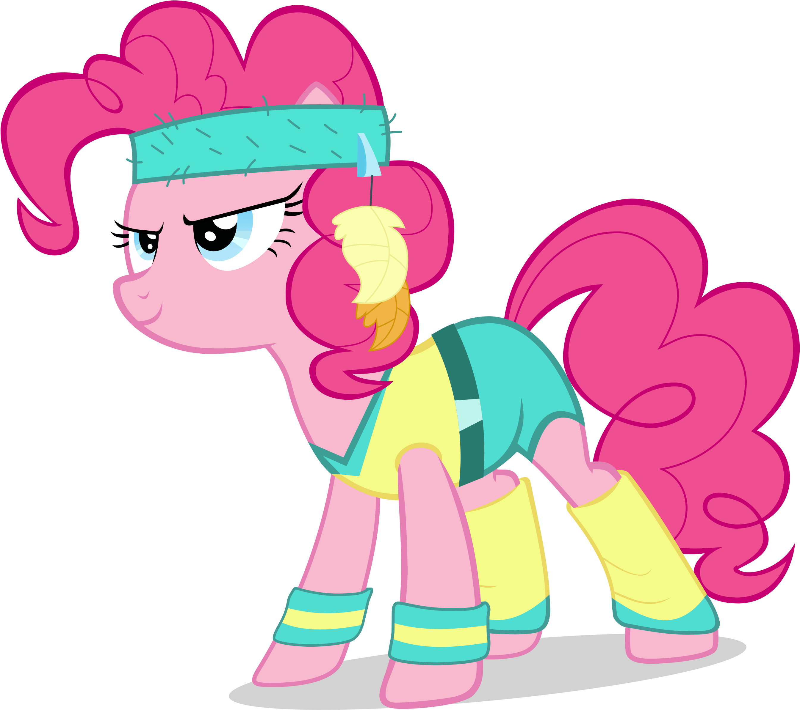 80s, Aerobics, Artist - My Little Pony Pinkie Pie Dress (2738x2460)