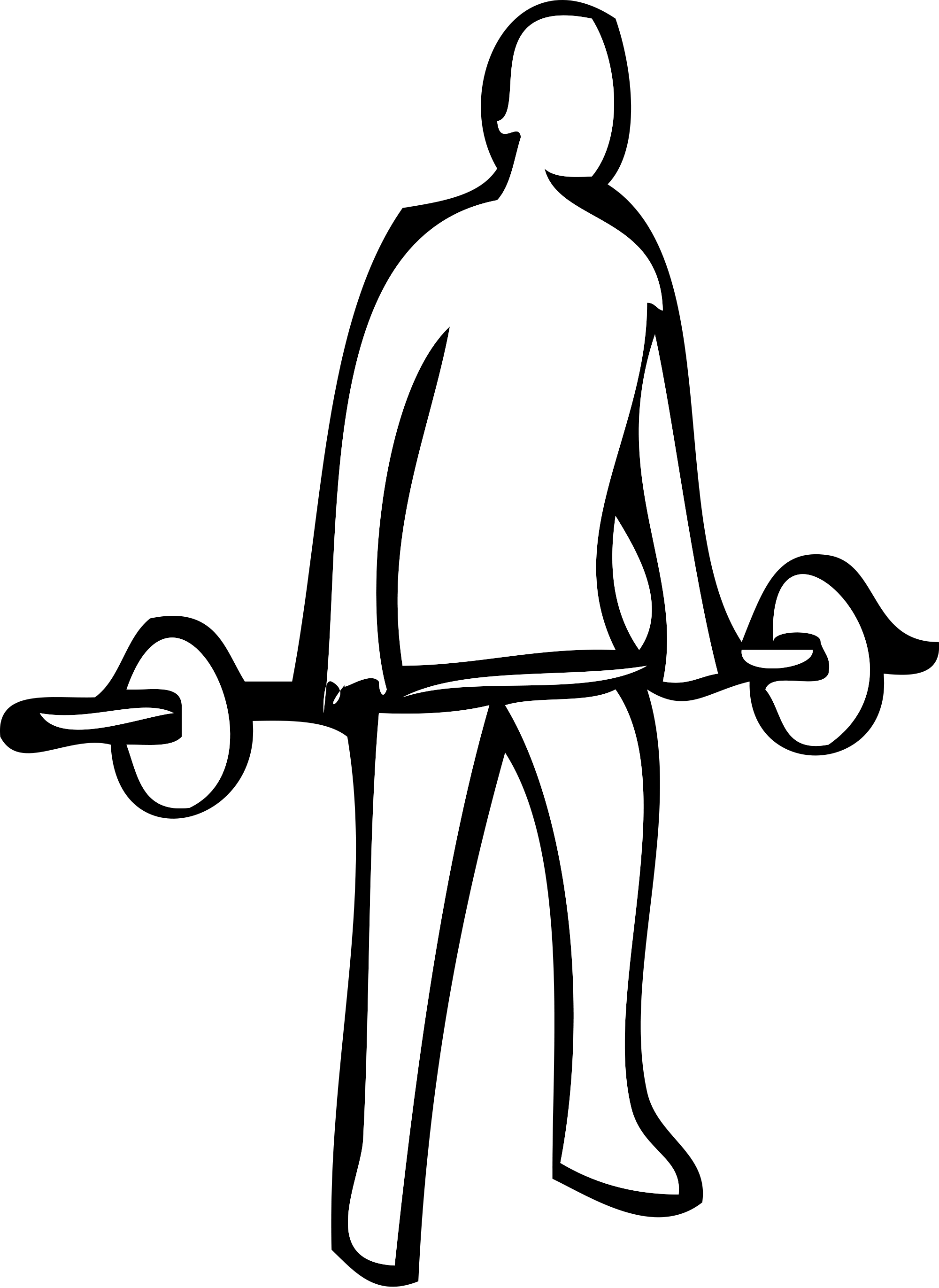 2000px Sport Stacco02 Svg - Lifting Weights Drawing (2000x2742)