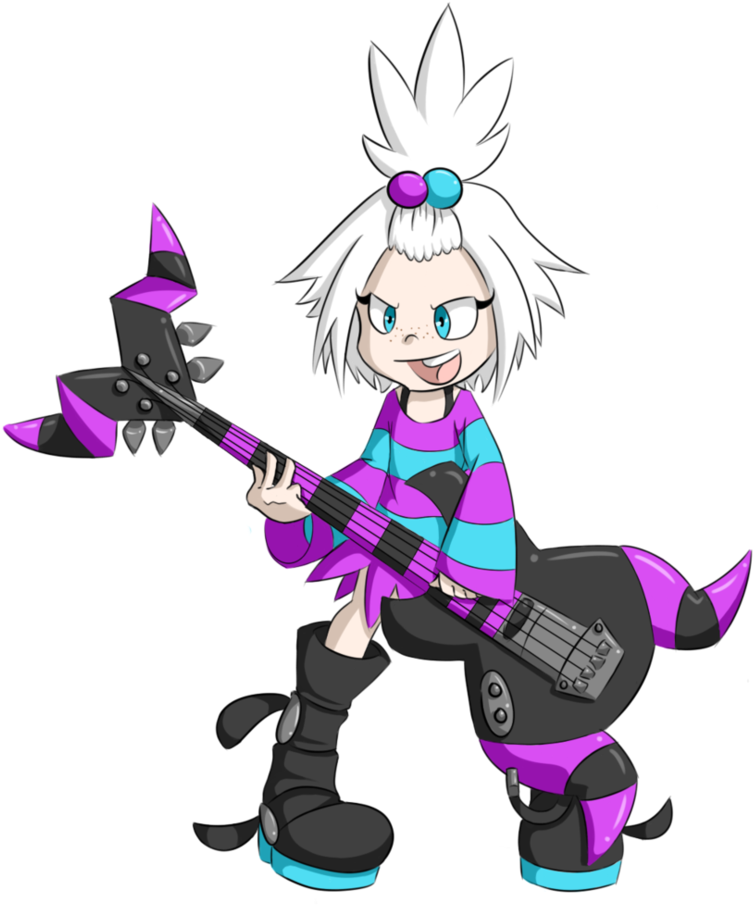 Gym Leader Roxie By The Odd Fox - Art (833x959)