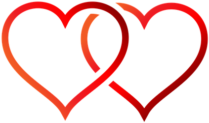 Heart, Gradient - Plawer Clipart Transparent Background (480x480)