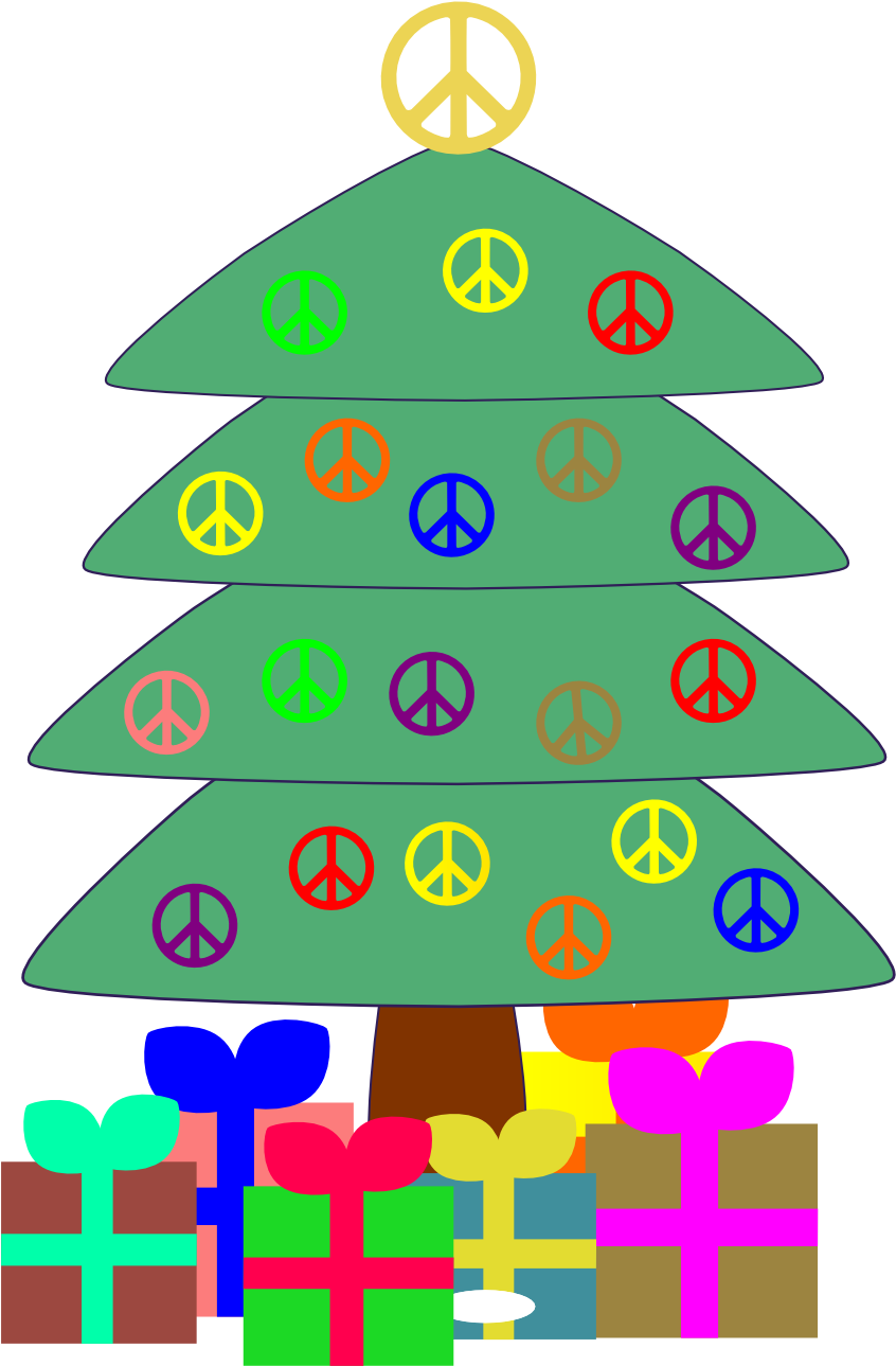 Christmas Vector Graphics - Peace And Christmas Memes (1111x1317)