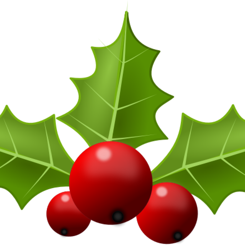 Holly Clip Art Free Christmas Holly Clipart Sanjonmotel - Clip Art (1024x1024)