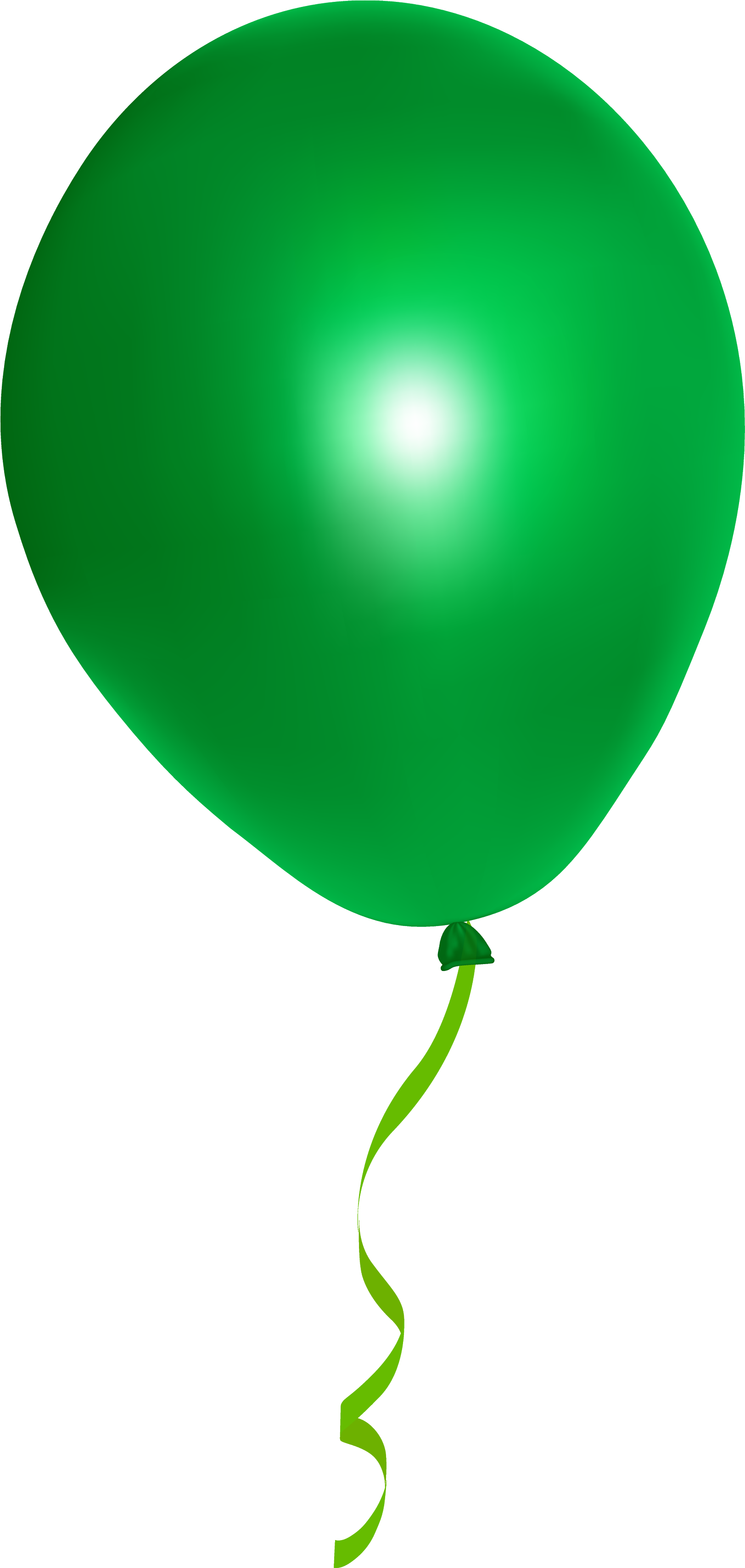 Green Balloon Clipart - Green Balloon Png (2344x3768)