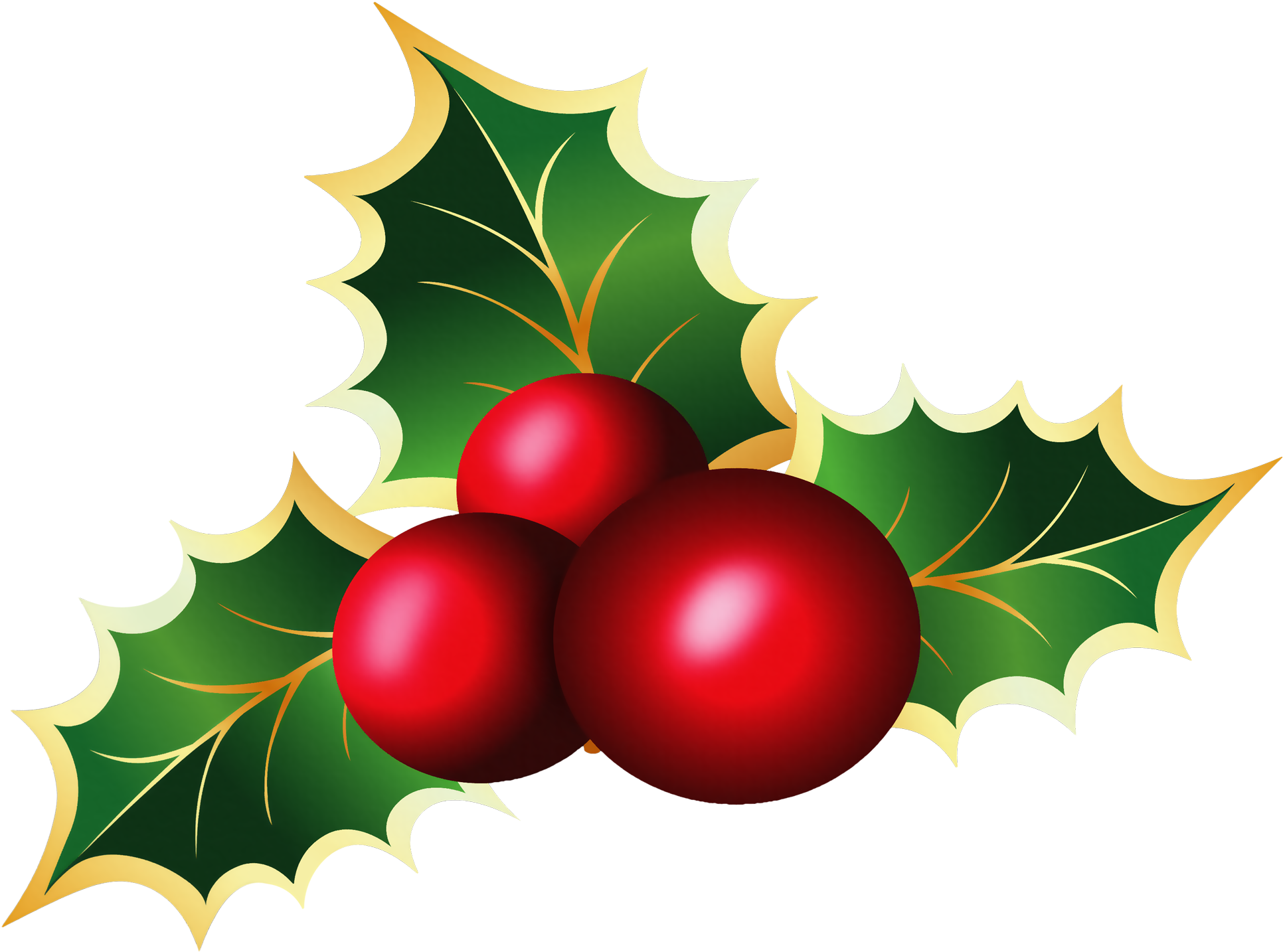 Mistletoe Clipart Transparent - Christmas Mistletoe (2000x1483)